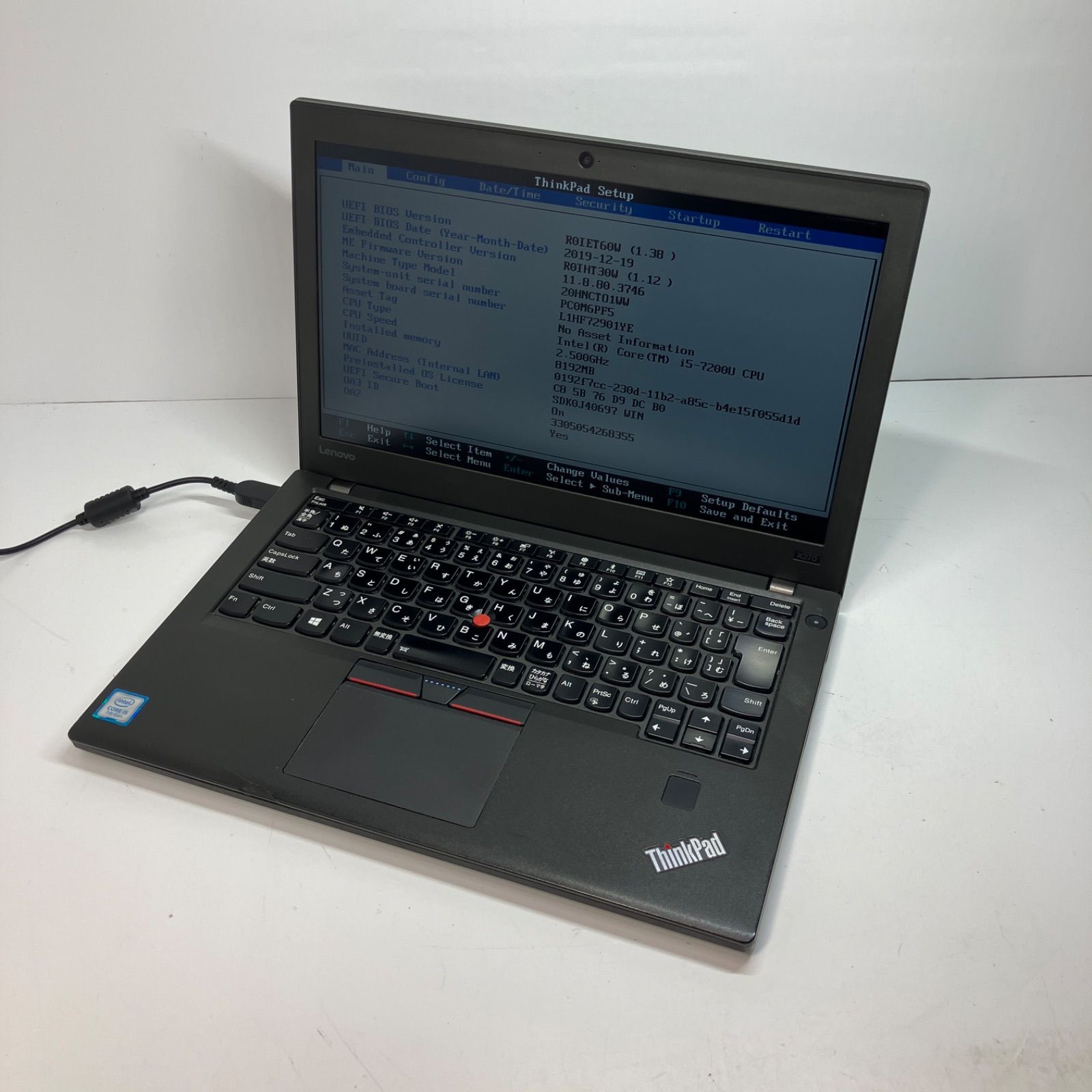 ジャンク】ThinkPad X270 Core i5 SSD8GB ChromeOS - メルカリ