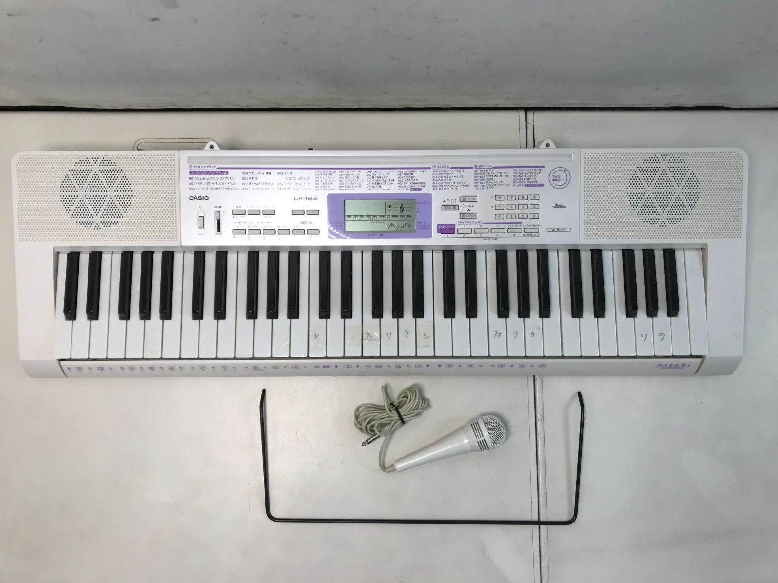 CASIO LK-122 電子ピアノ LK-122 | 光ナビゲーションキーボード | 電子楽器 | CASIO