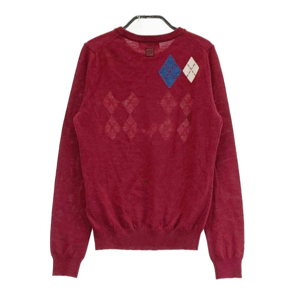 新品未使用 ゾーイ ゴルフ ウール カシミア セーター オリーブ アーガイル 新品未使用 ゾーイ ゴルフ ウール カシミア セーター オリーブ