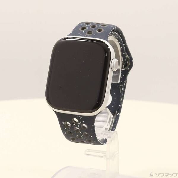〔 品〕 Apple Watch Series 10 GPS 46mm シルバーアルミニウムケース ミッドナイトスカイNikeスポーツバンド 344