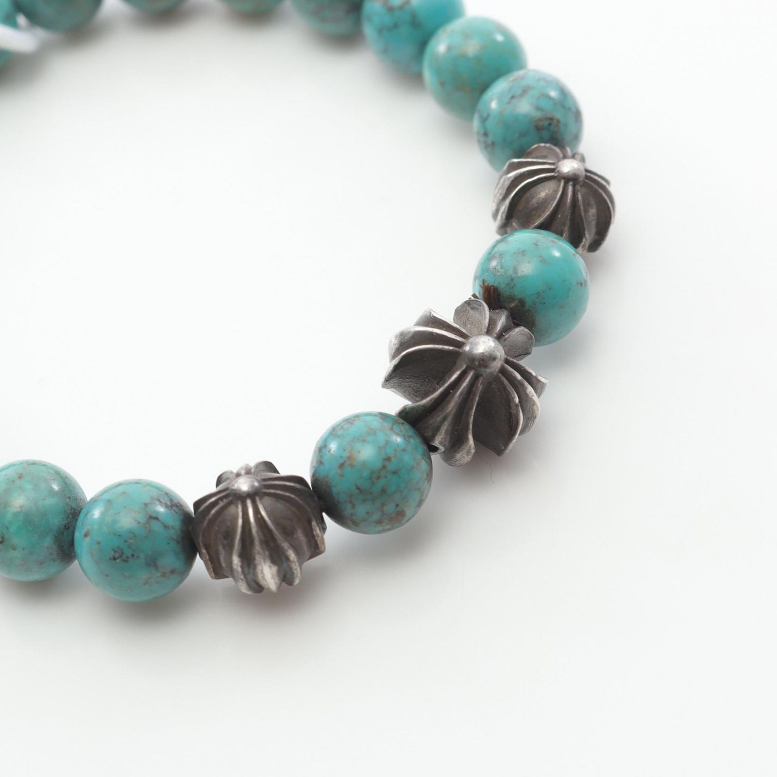 クロムハーツ 8mm BEAD/8mmビーズブレス BEAD8mmターコイズビーズ