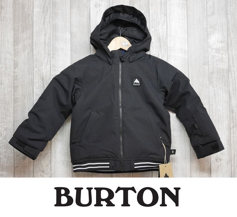 24 BURTON 子供用 Toddlers Bomber Jacket - True Black - 4才 幼児 ジャケット スノーボード ウェア