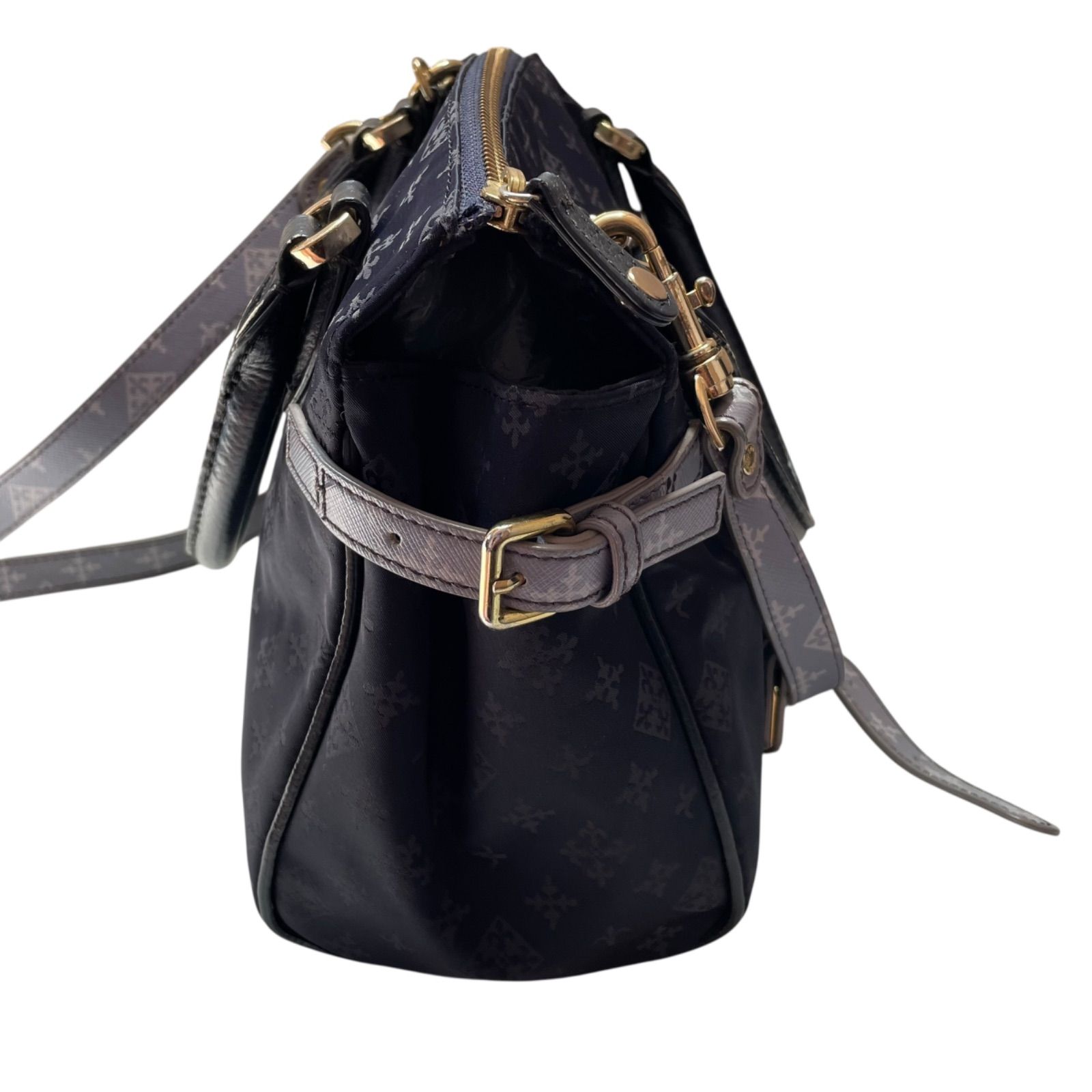 z1391 russet ラシット 2WAY ハンドバッグ ショルダーバッグ ネイビー