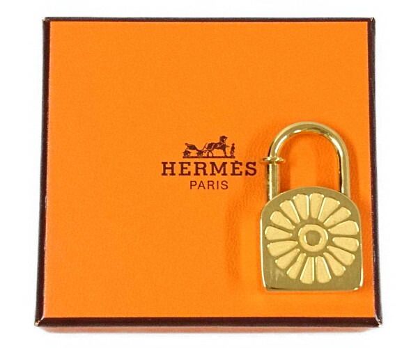 HERMES エルメス 1994年限定 太陽 チャーム トップ カデナ 正規品