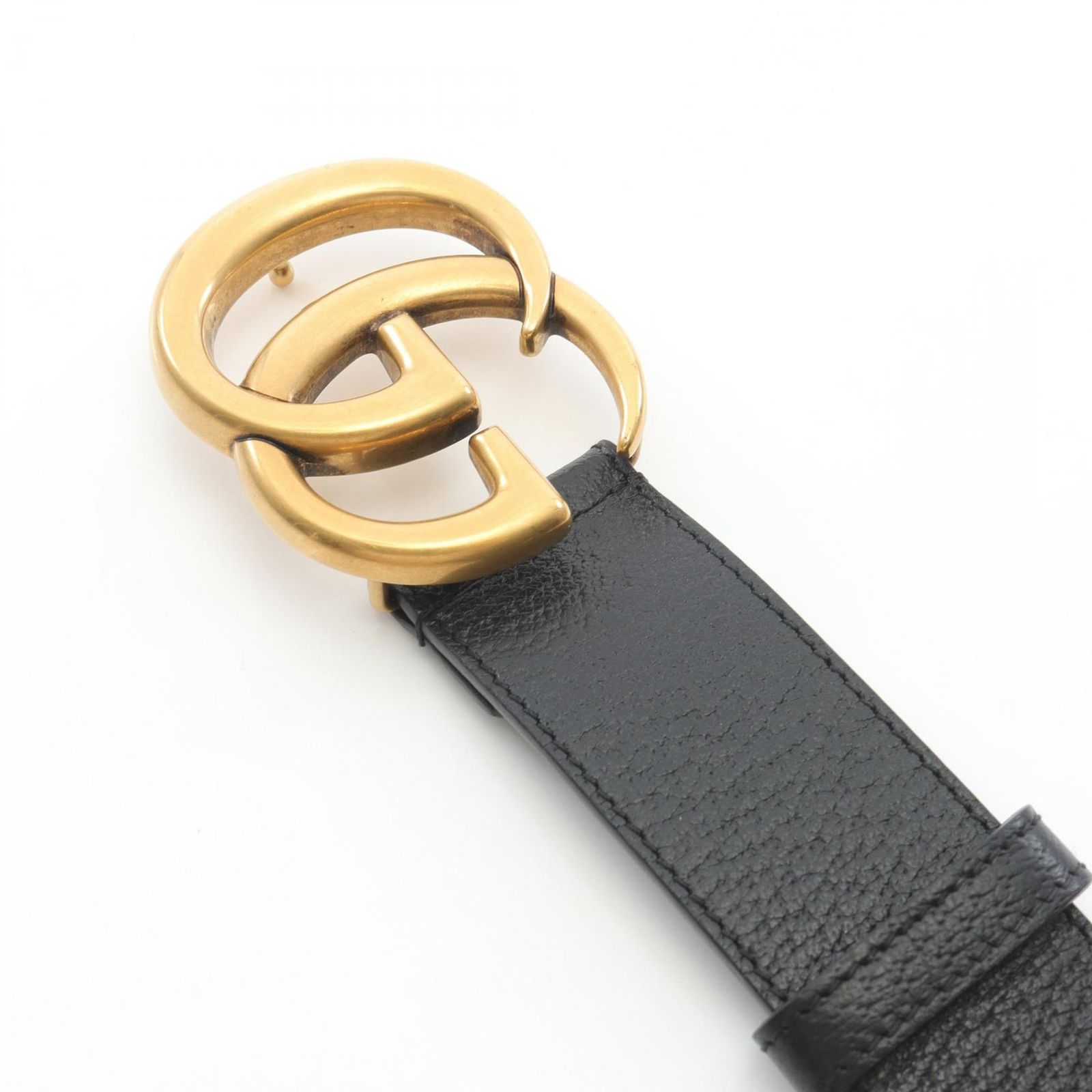 グッチ GUCCI ベルト GGマーモント ブラック レザー ダブルGヘ グッチ GUCCI ベルト GGマーモント ブラック レザー ダブルGヘ