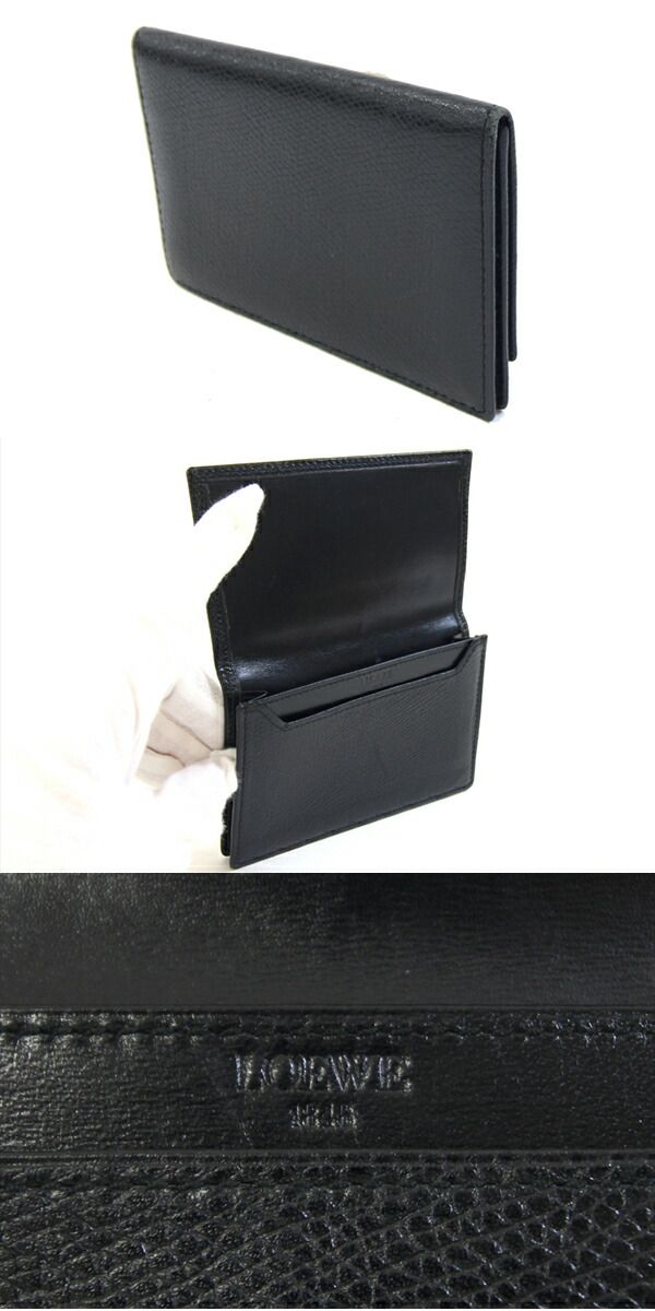 ロエベ LOEWE アナグラム カードケース 名刺入れ レザー