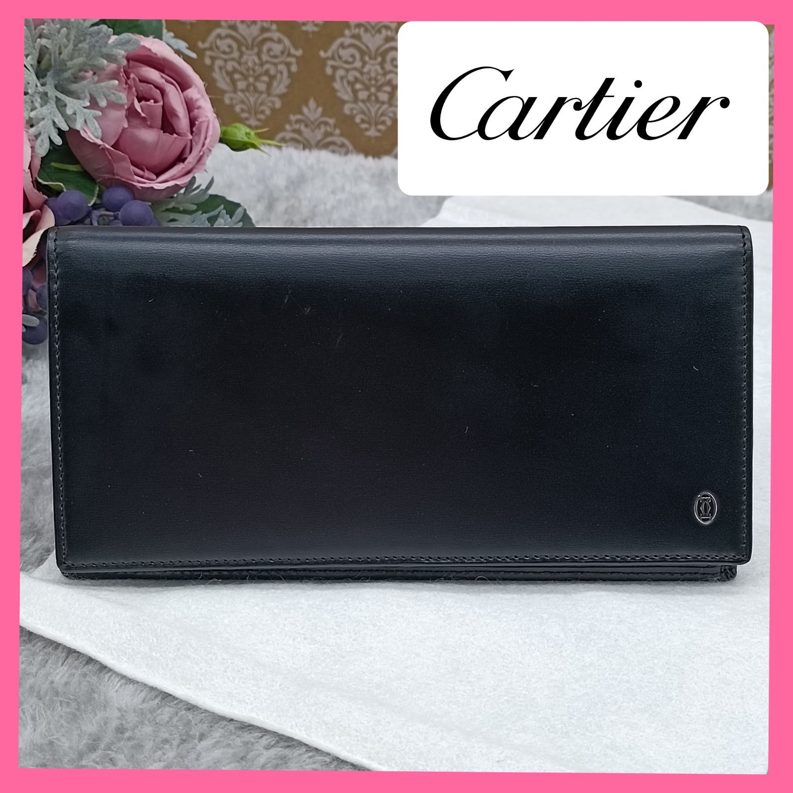 Cartier 》 カルティエ パシャ 長財布 札入れ マチ付 2つ折財布 パシャ ...