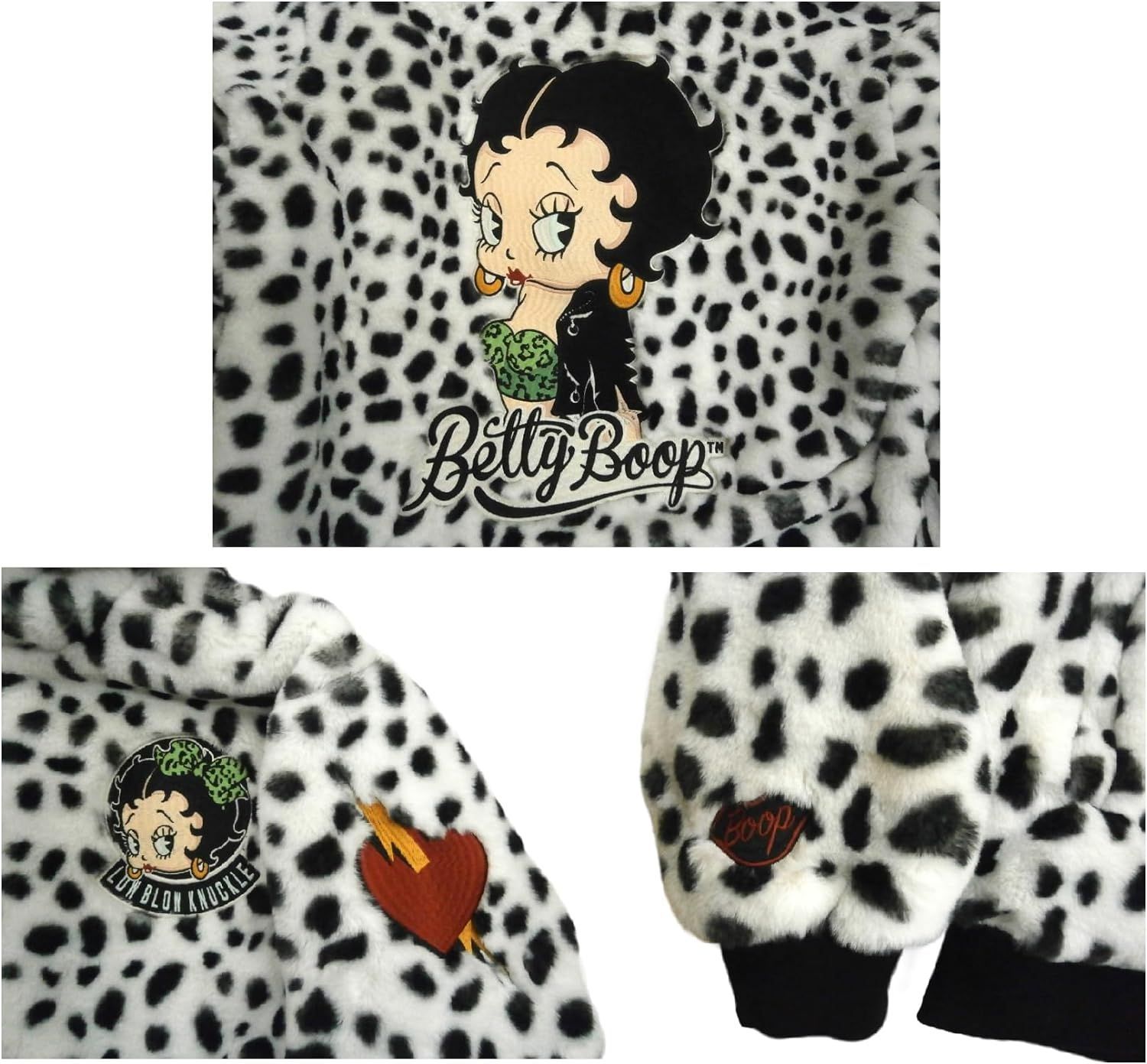 ローブローナックル × ベティブープ ジャケット 533872 刺繍 ローブローナックル × ベティブープ ジャケット 533872 刺繍