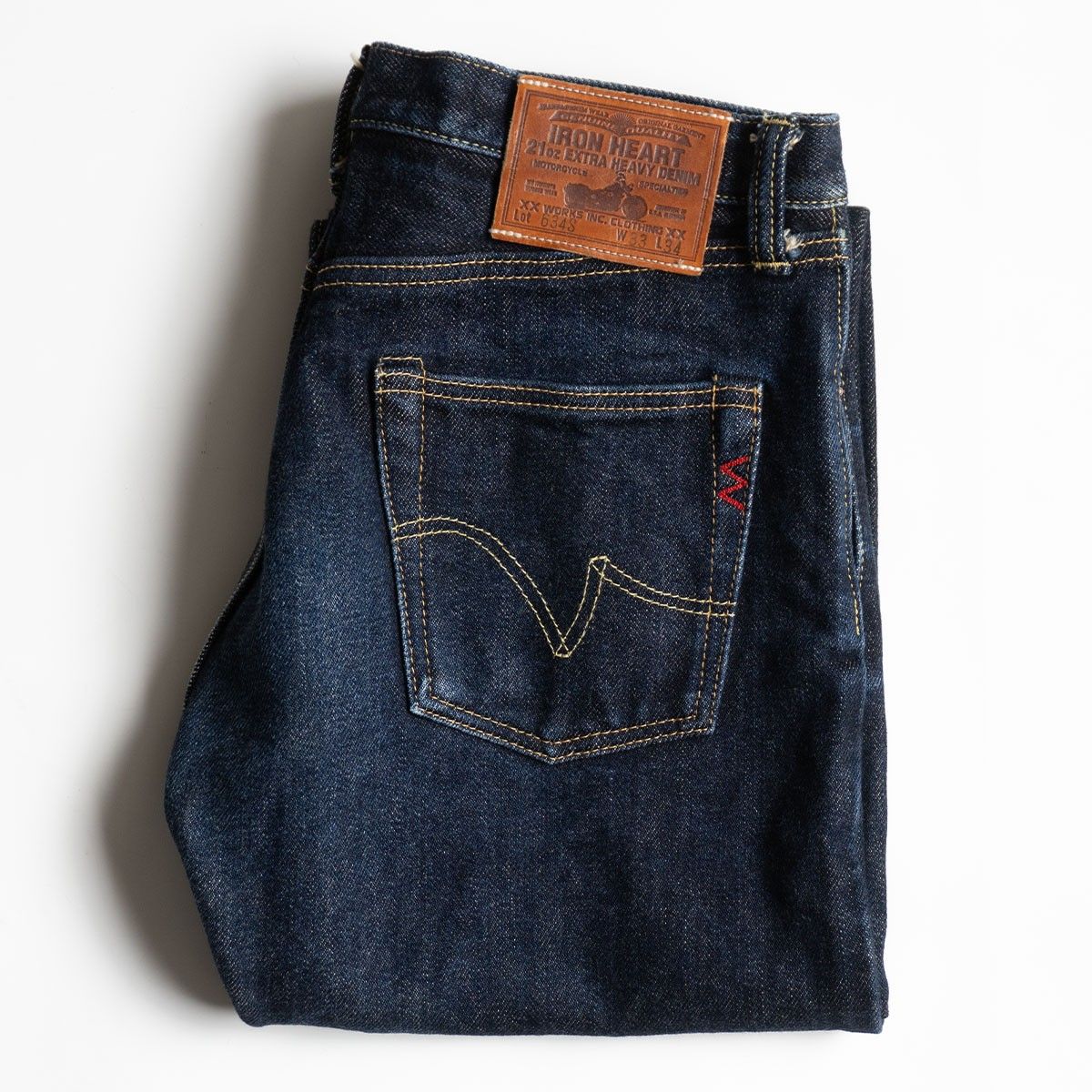 メンズ IRON HEART 634S 21oz EXTRA セルビッチ デニム パンツ