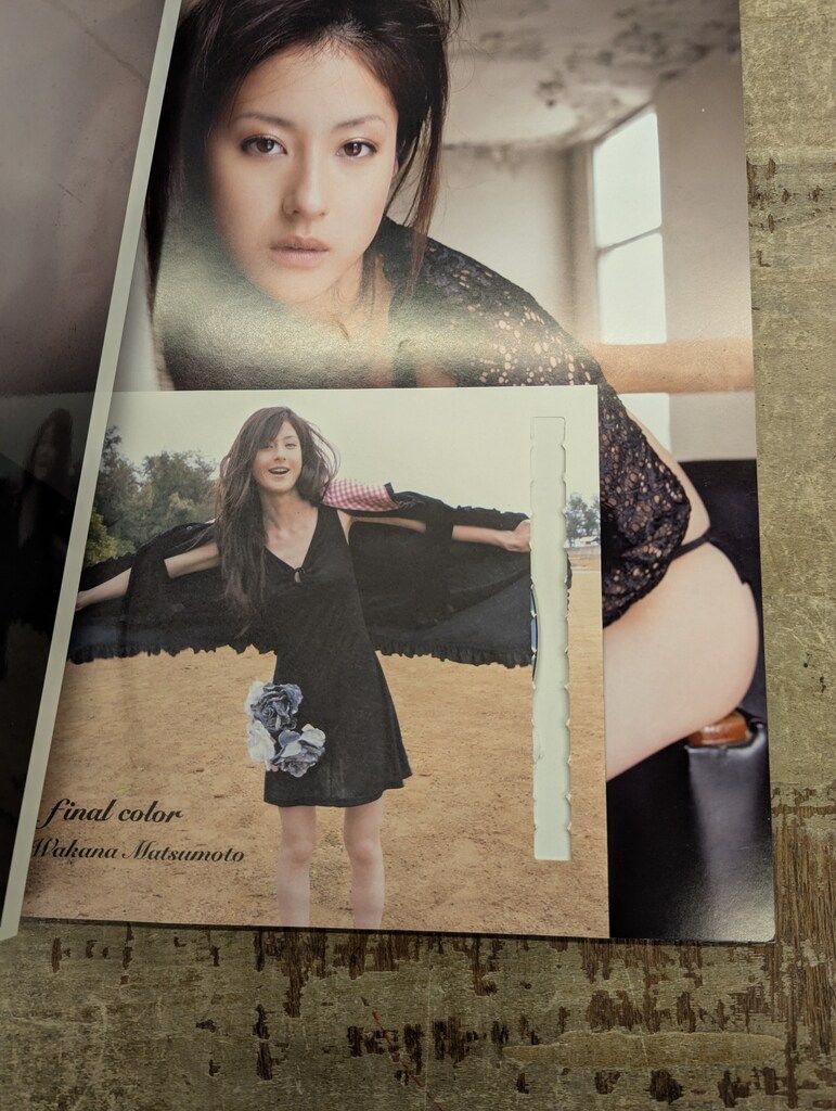 final color 松本若菜 写真集 （DVD無し） DVDなし松本若菜写真集