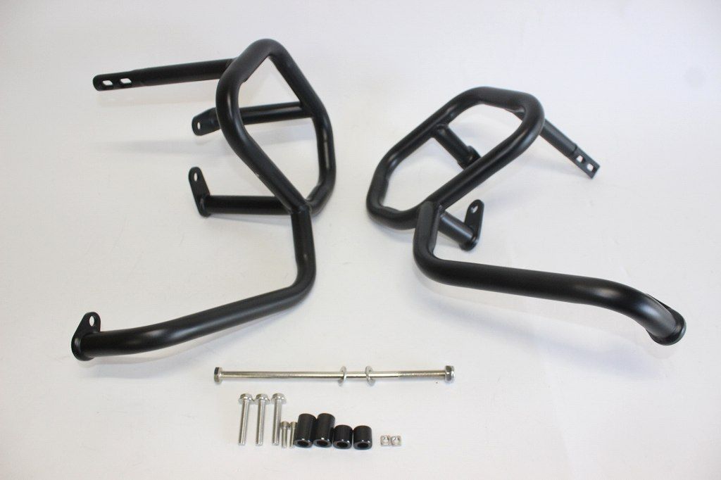 訳あり品 TRIUMPH用 スピード400 Speed 400 スクランブラー400X Scrambler 400X 2025 以降 エンジンガード Bタイプ 黒