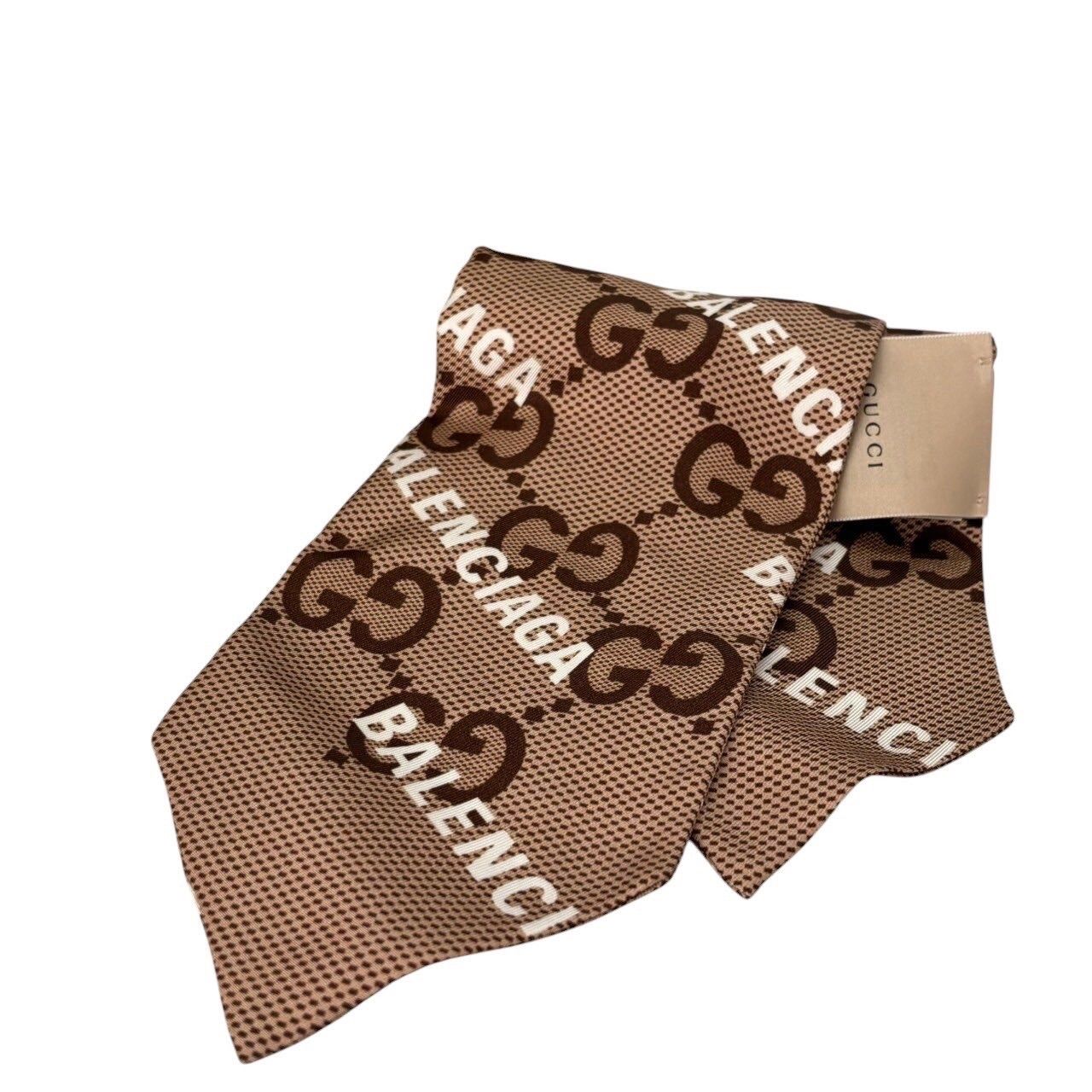 GUCCI グッチ スカーフ ベージュ 676777 3G001 ネックボウ ザ ハッカー  