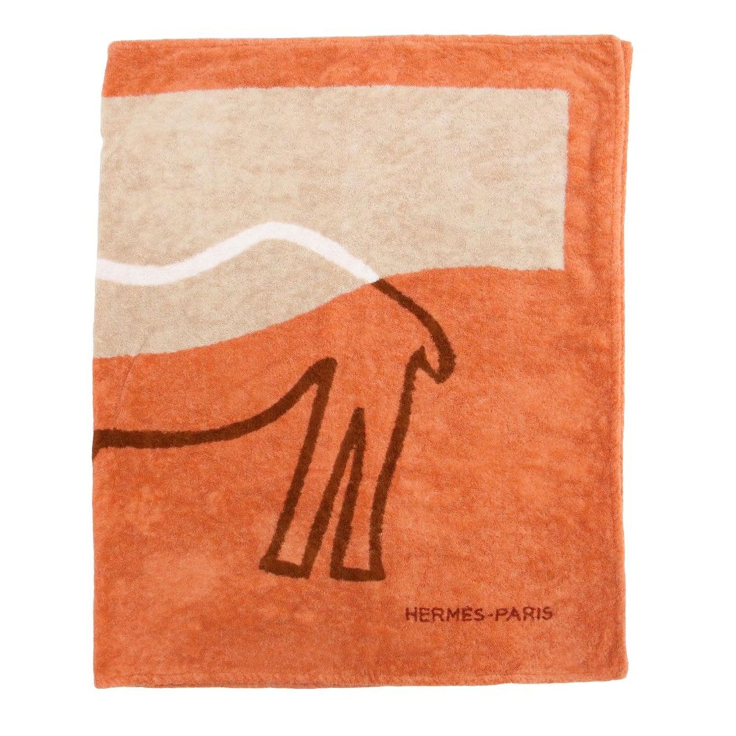 美品！ HERMES バスタオル！ 美品】エルメス バスタオル アヴァロン