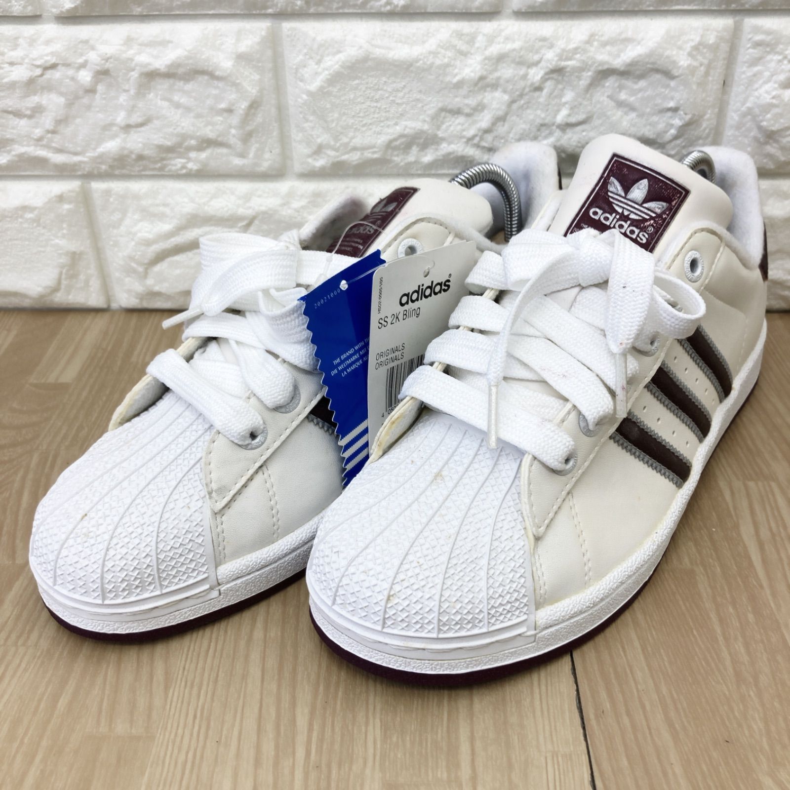 adidas アディダス SUPER STAR 2 スーパースター スニーカー ホワイト メンズ 24.5cm D-13-5