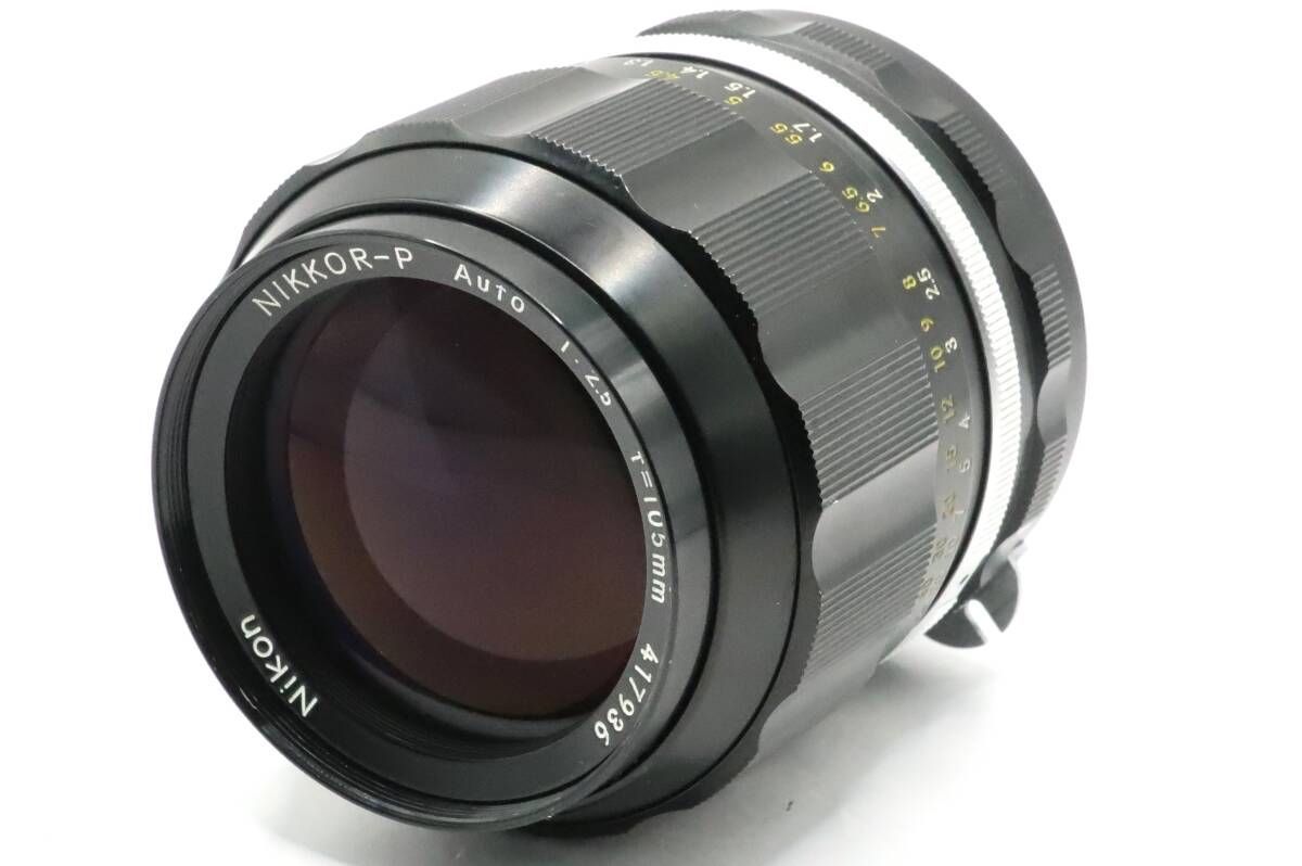 ☆実用美品☆ニコン NIKON NIKKOR-P Auto 105mm F2.5 非Ai☆ N1240 