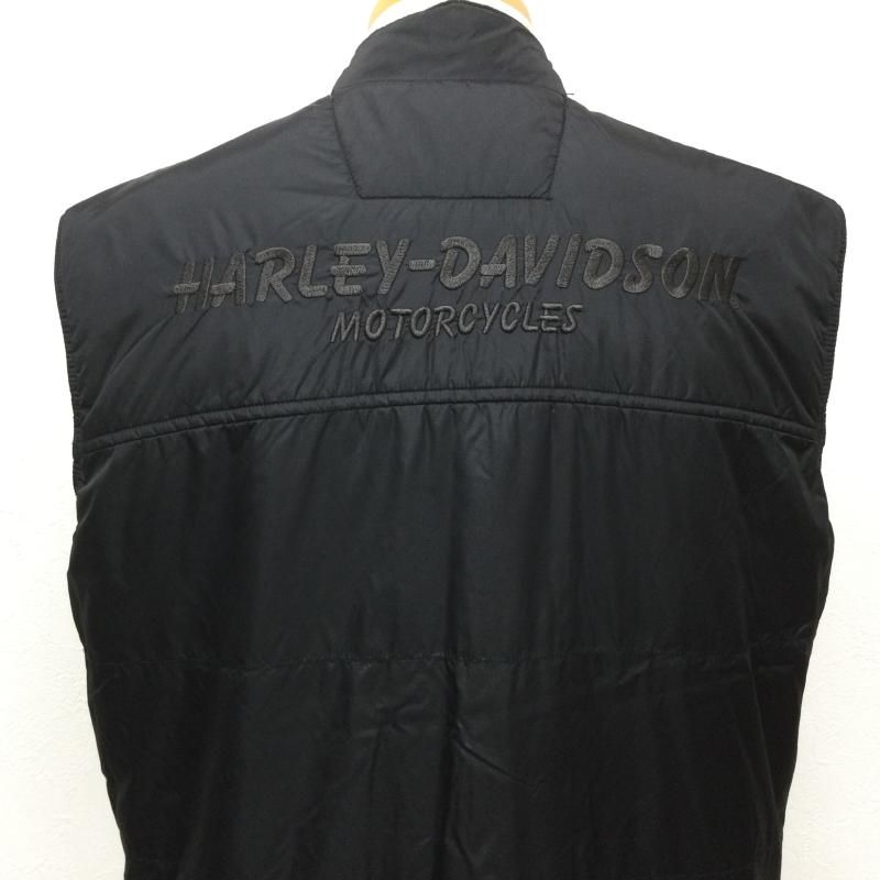 Harley-Davidson ハーレーダビッドソン ベスト 97419-08VM 迷彩柄×ロゴ刺繍ナイロン リバーシブル 中綿ベスト バイカーベスト  609 - メルカリ