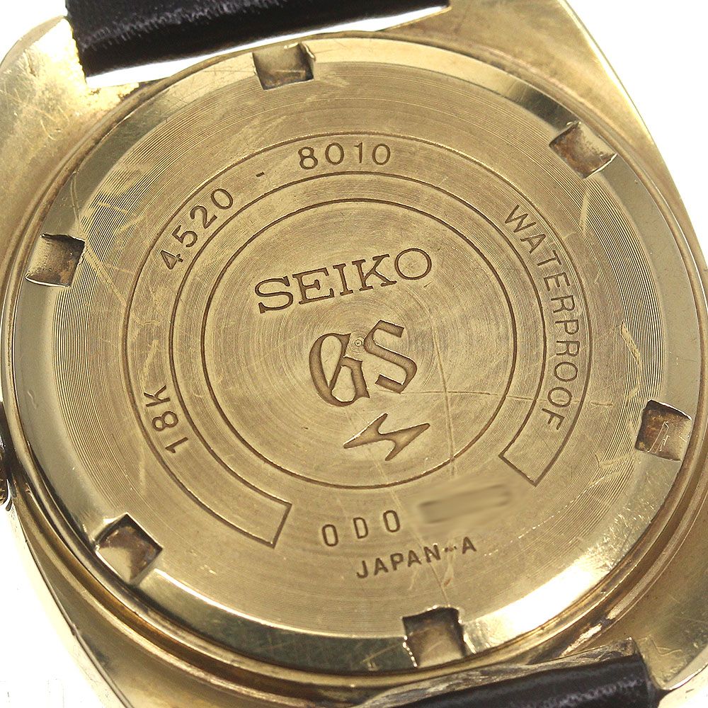 セイコー SEIKO 4520-8010 グランドセイコー K18YG cal.4520A 手巻き メンズ_778681 - メルカリ