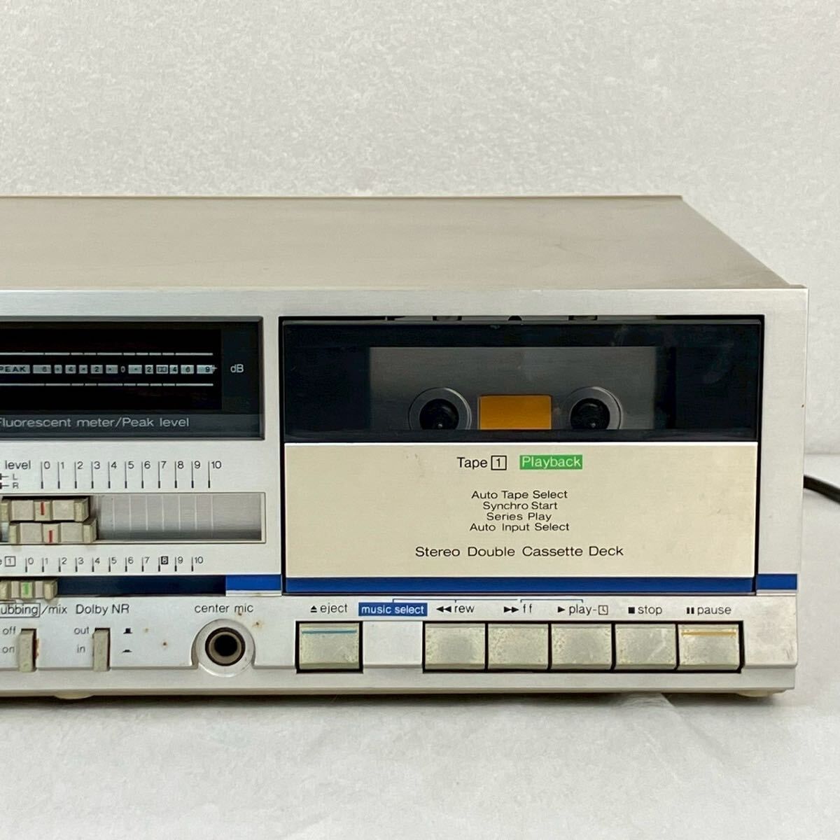 音出しOK/Technics テクニクス RS-M222 カセットデッキ ステレオダブル