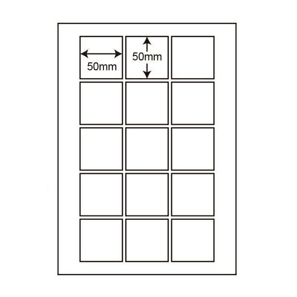 7営業日以内発送 ナナクリエイト CL-73 正方形ラベル 1ケース 500シート A4 15面 50×50mm マルチタイプラベル ラベルシール レーザー インクジェット 表示ラベル CL73 沖縄離島販売不可