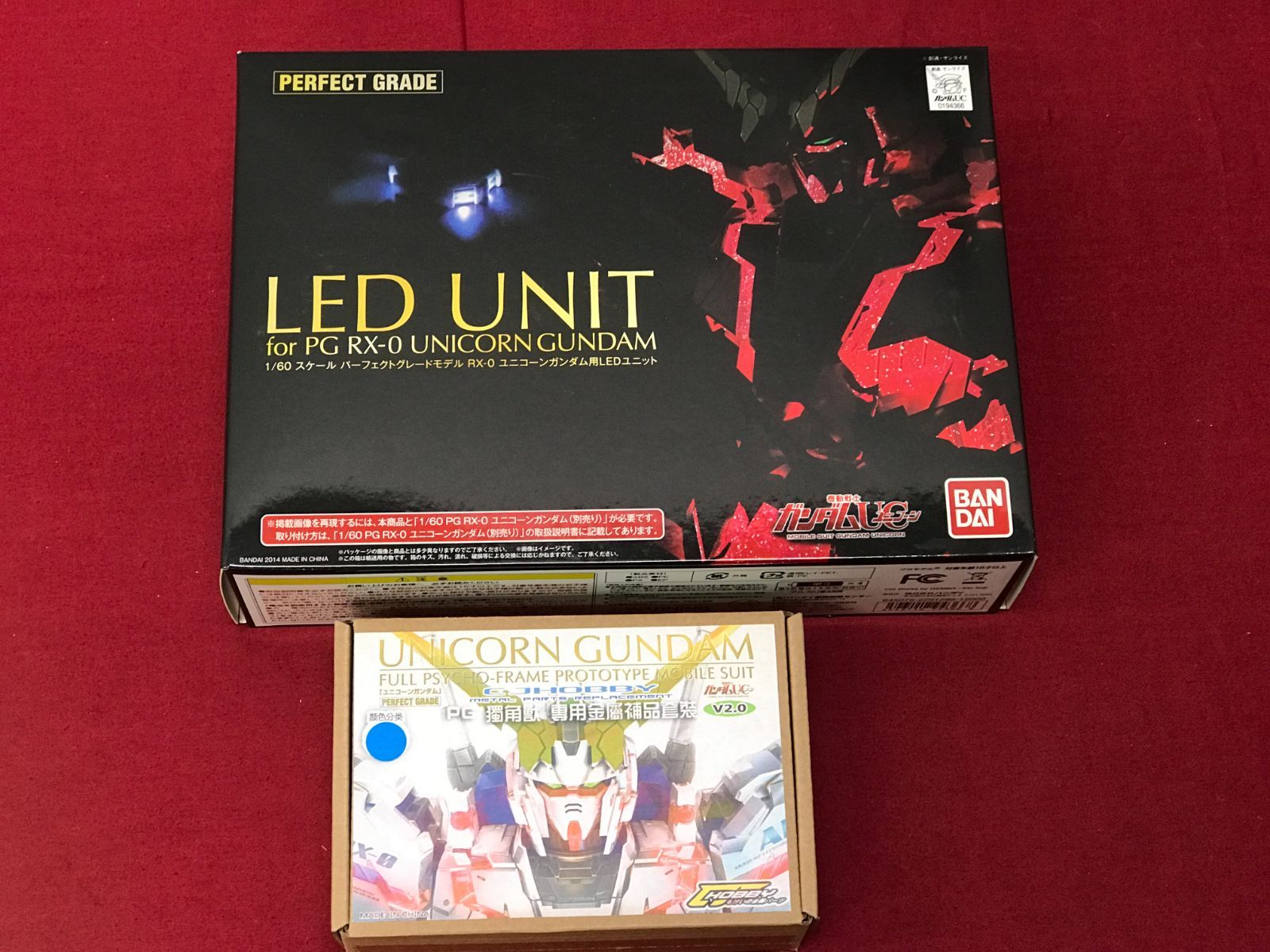 未組立品 BANDAI SPIRITS PG 1|60 バンダイナムコ版 RX-0 ユニコーンガンダム用LEDユニット RX-0シリーズ兼用 710