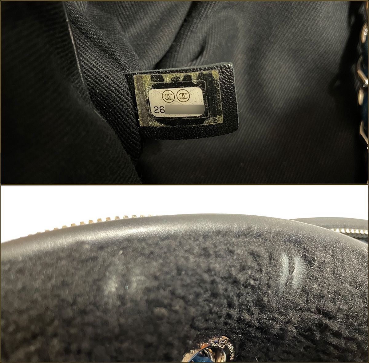 CHANEL【シャネル】 ドーヴィル ラウンド チェーンショルダー バッグ 