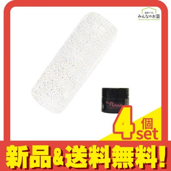 Miss Mirage(ミスミラージュ) ソークオフジェル パールオーロラ クリア R1S 2.5g 4個セット まとめ売り