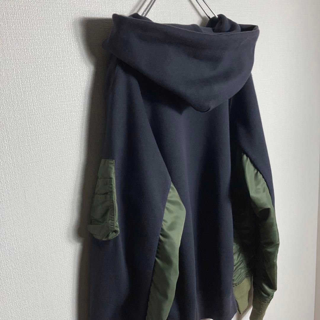 【あんしん鑑定対応】NIKE x sacai ロゴ コラボ パーカー あんしん鑑定対応】NIKE x sacai ロゴ コラボ パーカー - メルカリ