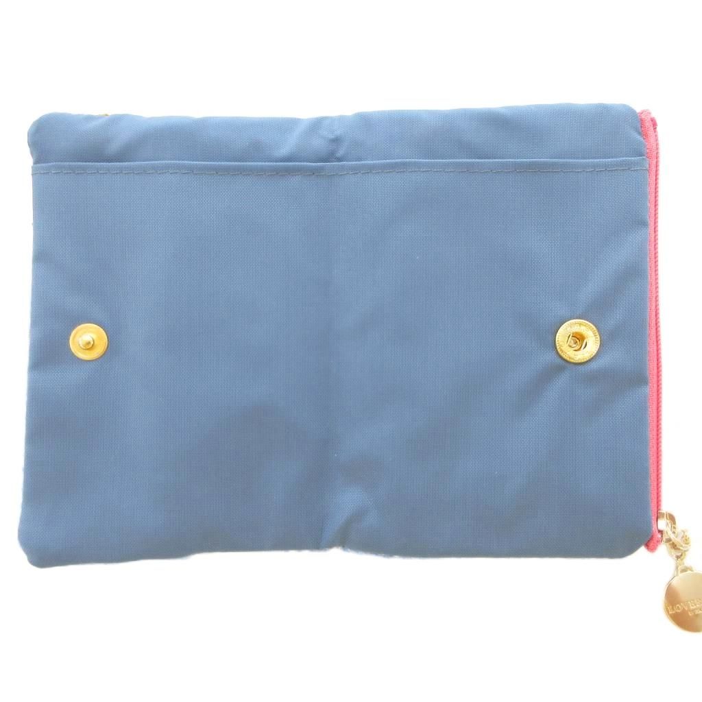 匿名配送☆新品　ラブラリー　ハッケヨイ　ティッシュポーチ　ライトブルー フェイラー FEILER LOVERARY タグ付き ハッケヨイ マスクポーチ
