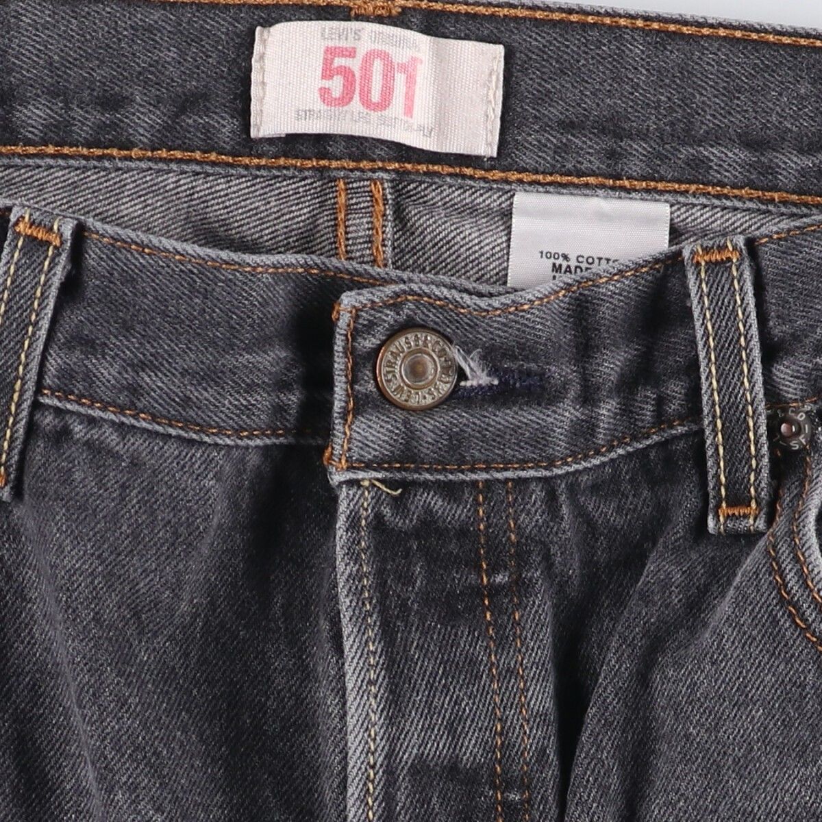 古着 リーバイス Levi s 501 ブラックデニム ストレートデニムパンツ メンズw36相当 eaa588954 KIN-KAAI_COM