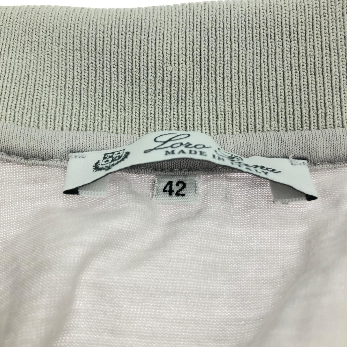 良好 LORO PIANA ロロピアーナ ポロシャツ カットソー サイズ:42