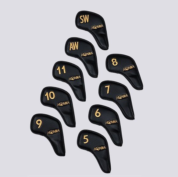 ホンマ アイアンカバー 9個セット IC12403S BK GD 新橋店