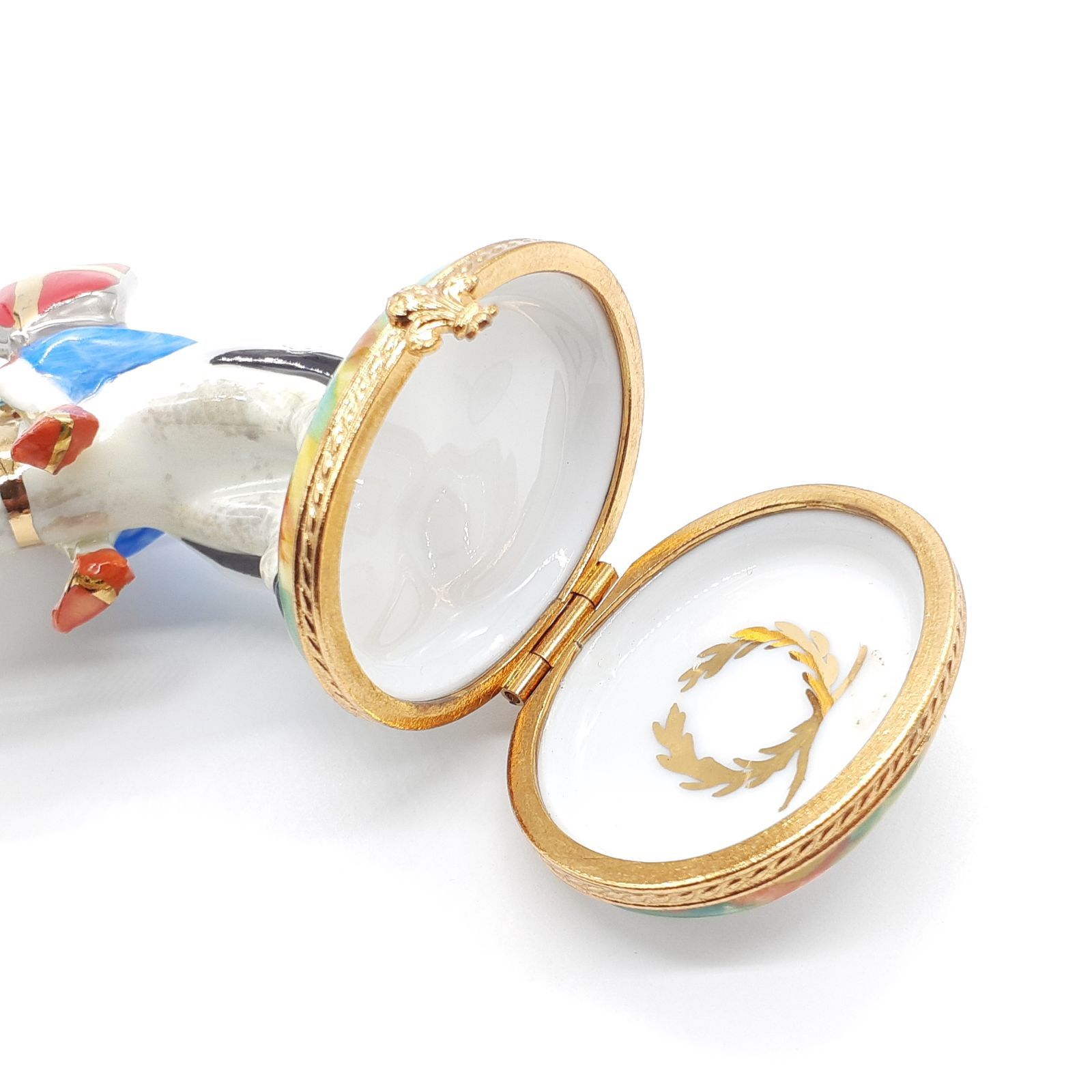 LIMOGES リモージュボックス フランス エナメル 小物入れ 馬 騎士