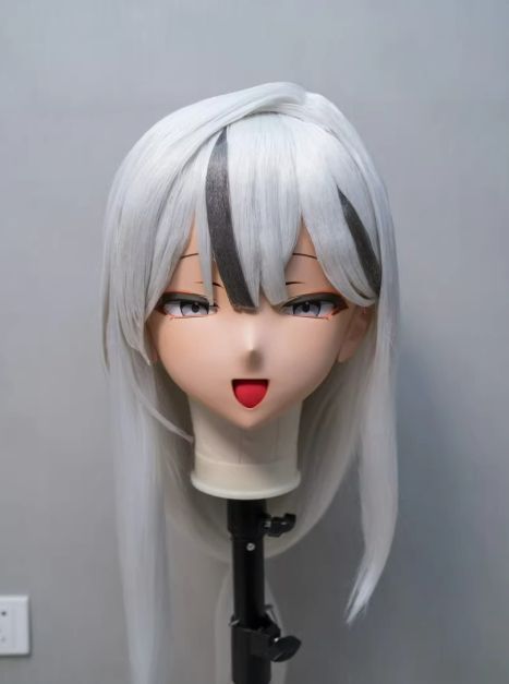 全頭マスク カツラ付き NO.646 衣装付き マスク ドール ヘッドロリータ人形 コスプレ 仮装 変装 着ぐるみ コスチューム kigurumi
