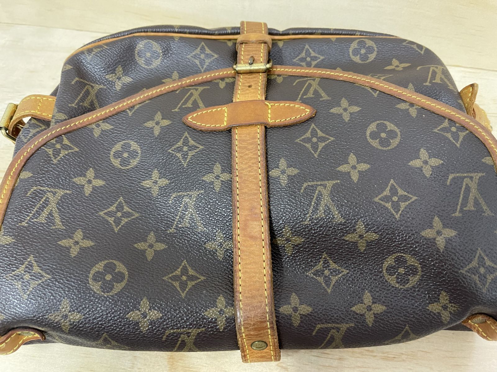 ルイヴィトン LOUIS VUITTON モノグラム ソミュール30 ショルダーバッグ - メルカリ