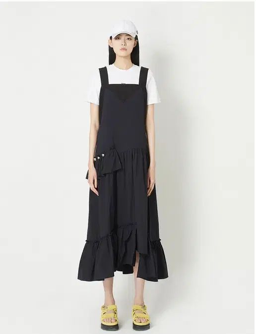 LUCKY CHOUETTE ビスチェ フリル ロング ワンピース 36 サイズ 正規品