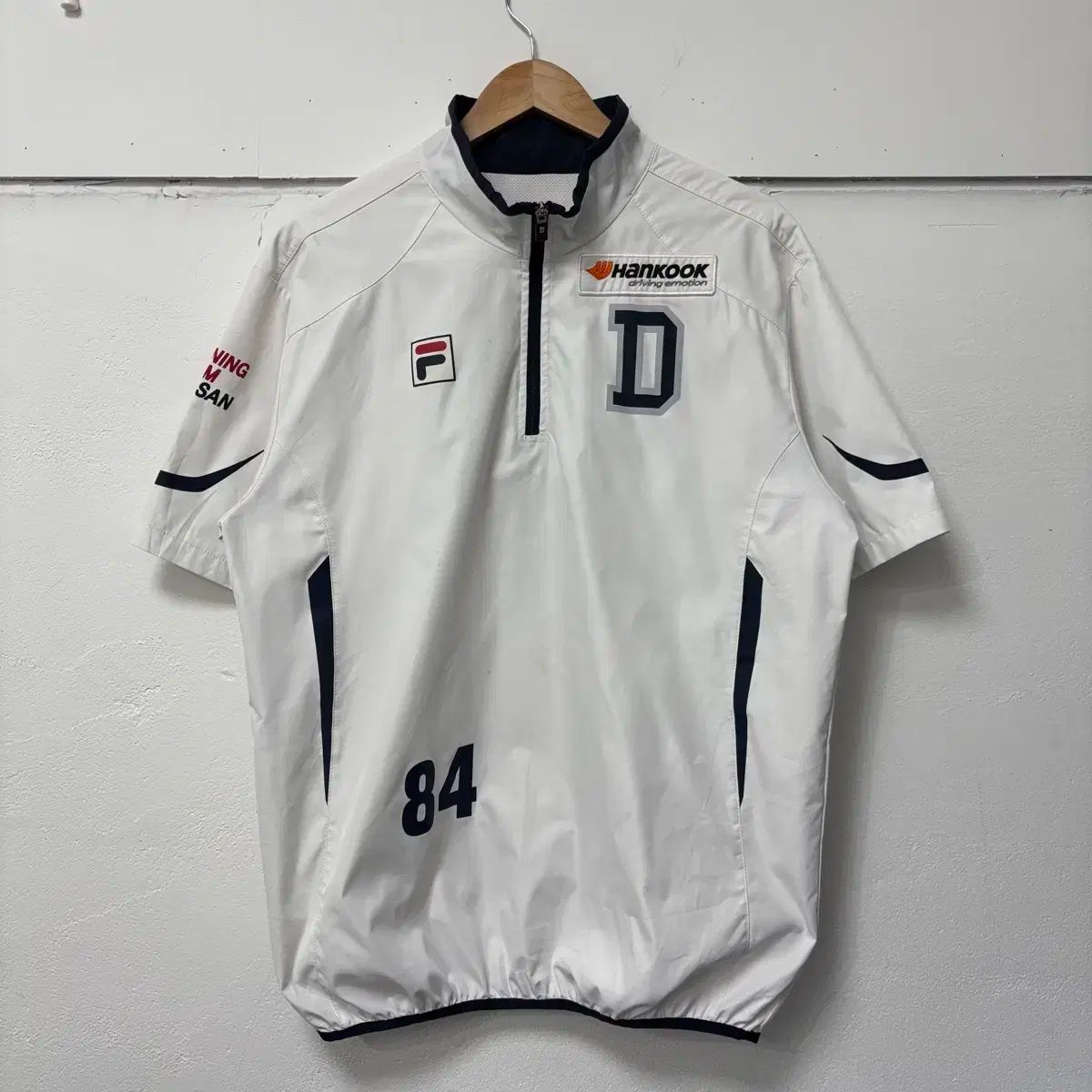 FILA フィラ 斗山ベアーズ ハーフジップ ウォームアップ