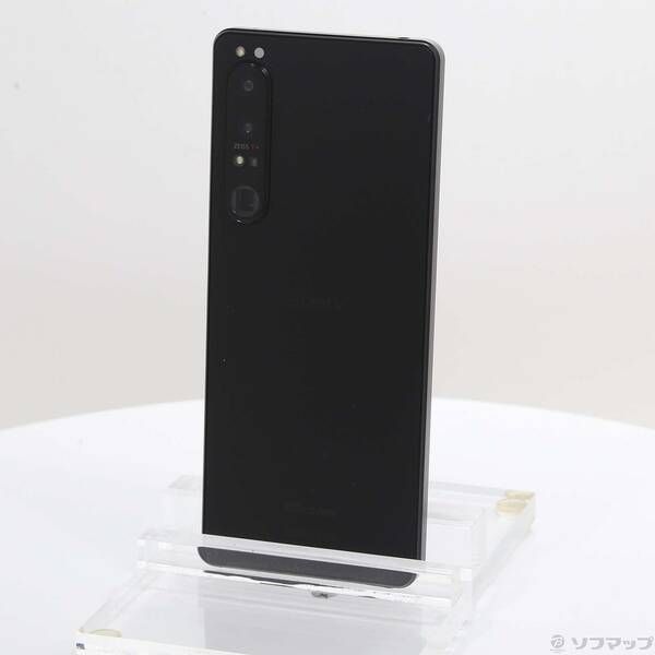 中古品〕 Xperia 1 IV 256GB ブラック SO-51C docomo SIMフリー