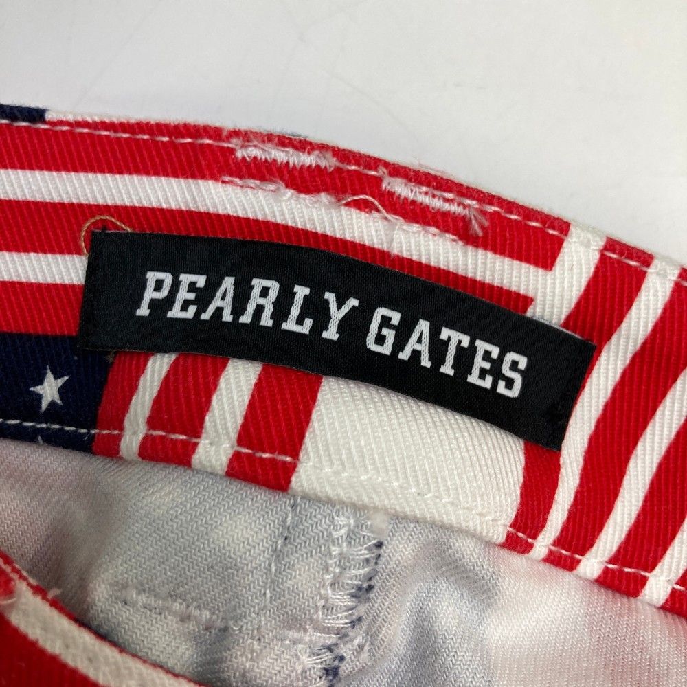 サイズ：0 PEARLY GATES パーリーゲイツ 055-0231024 パンツ 星条旗
