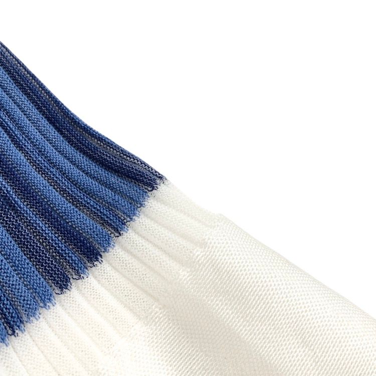 Mame Kurogouchi マメクロゴウチ Ribbed Knit Top With Laced