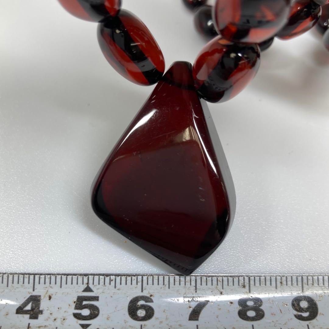 本琥珀 玉ネックレス3本 125g タカチ 東さ7-0104 2F