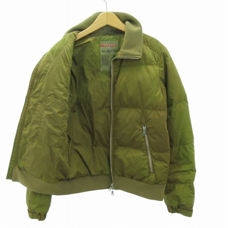 PRADA ナイロン ジップアップ フーディー ダウンジャケット PRADA SPORT(プラダスポーツ) 00's 