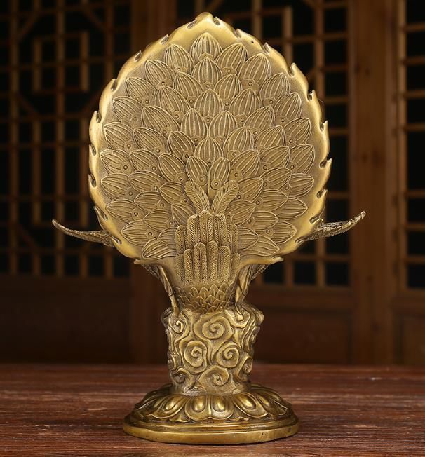 孔雀明王仏像 工芸品 美術品 置物 孔雀明王仏像 工芸品 美術品 置物