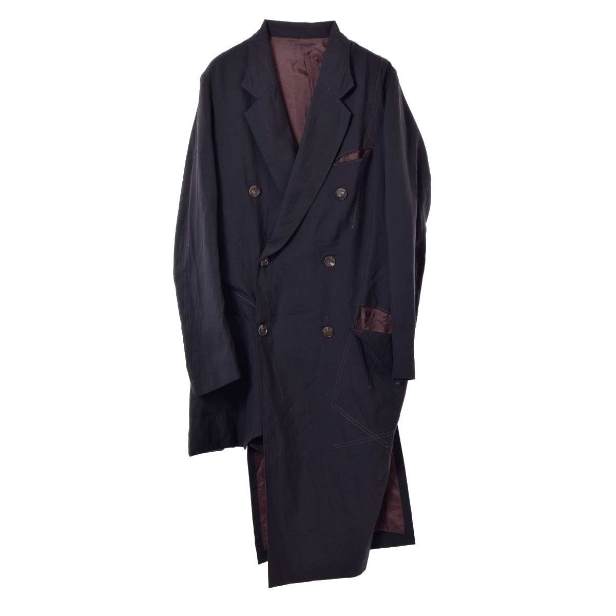 BED J.W. FORD Wrap coat. ウール混 ラップコート - www