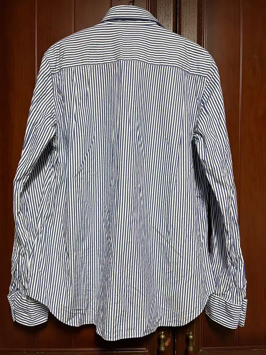  COMME des GARCONS コム デ ギャルソン x 侵略者 ストライプ シャツ 長袖 シャツ ブラウス