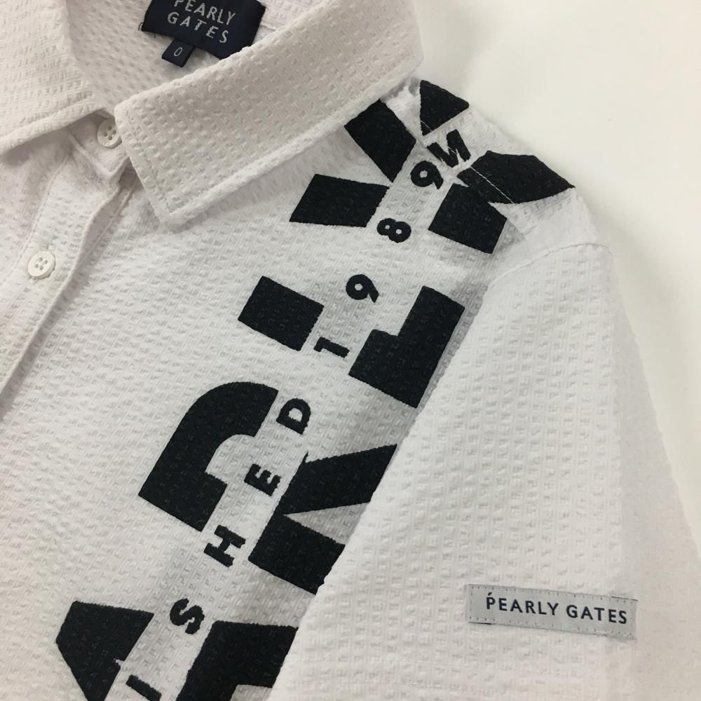 パーリーゲイツ レディース ポロシャツ ゴルフ ホワイト 0 サイズ S