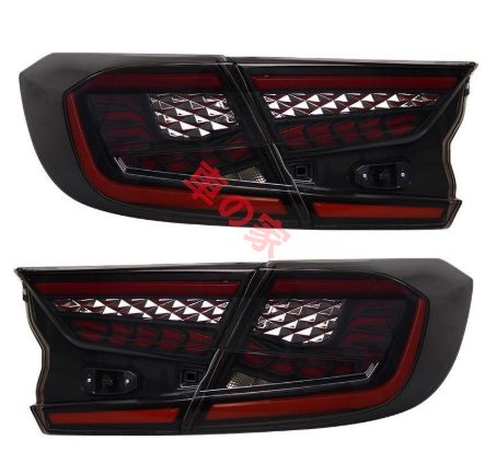 10代目 ホンダ アコード テールランプユニット 改装LED ドラゴンスケール 流れるウインカー