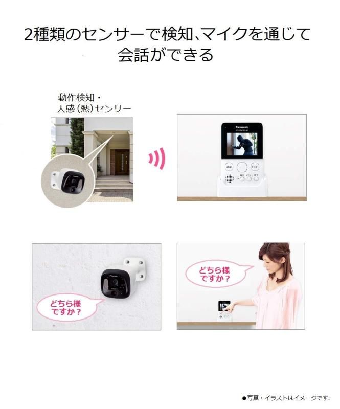 モニター付き屋外カメラ VS-HC105-W
