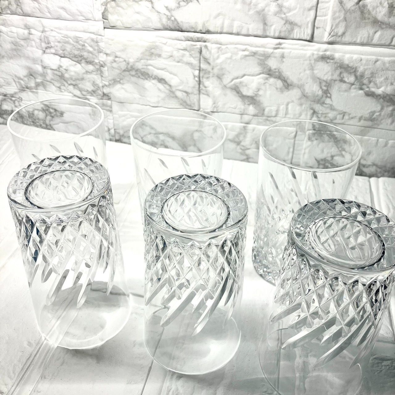 HOYA ホーヤ クリスタルグラス タンブラー 6個セット ✨HOYA HOYA ホーヤ クリスタルグラス タンブラー 6個セット ✨HOYA