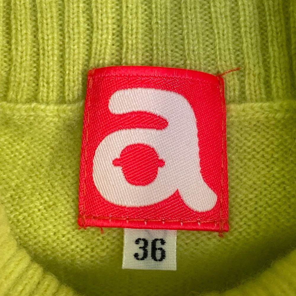 ARCHIVIO アルチビオ タートルネック ニットセーター ネイビー系 36