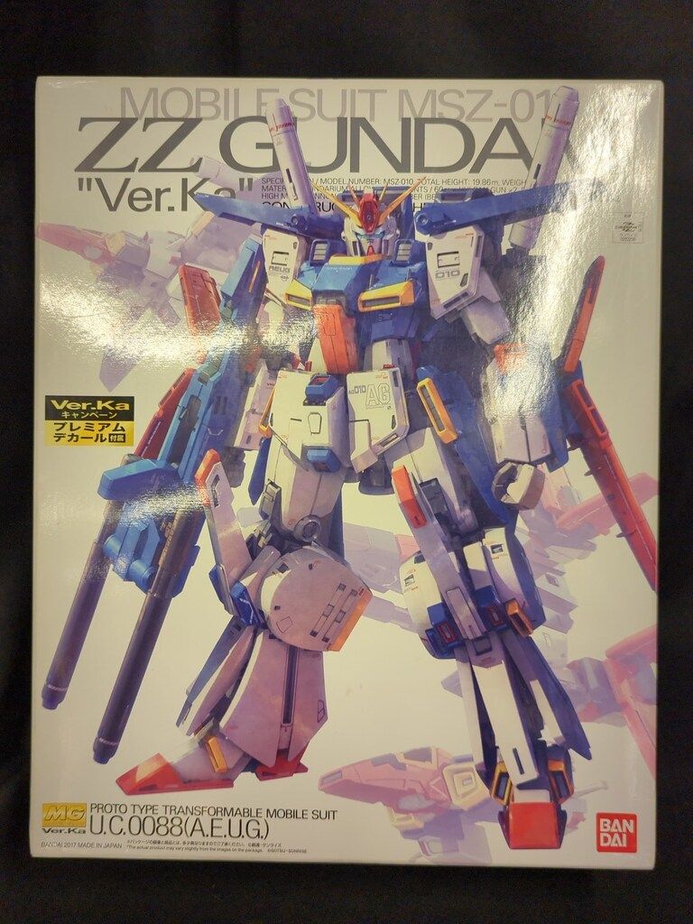 バンダイ MG 1 100 機動戦士ガンダムZZ MSZ-010 ダブルゼータガンダム Ver.Ka デカール付属版